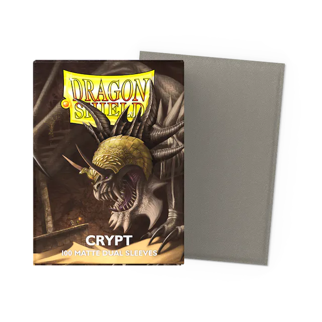 Dragon Shield 100 Count Sleeves * Dual Matte Crypt *