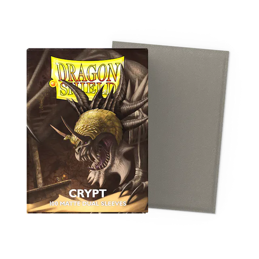 Dragon Shield 100 Count Sleeves * Dual Matte Crypt *