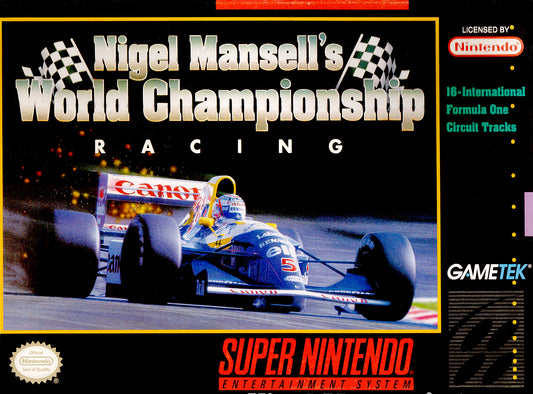 Nigel Mansell's World Championship Racing (Loose Cartridge)