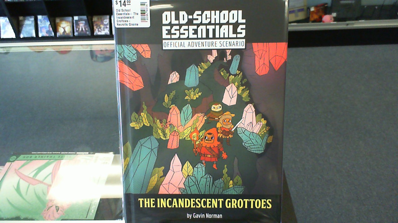 Old School Essentials- The Incandescent Grottoes- Necrotic Gnome