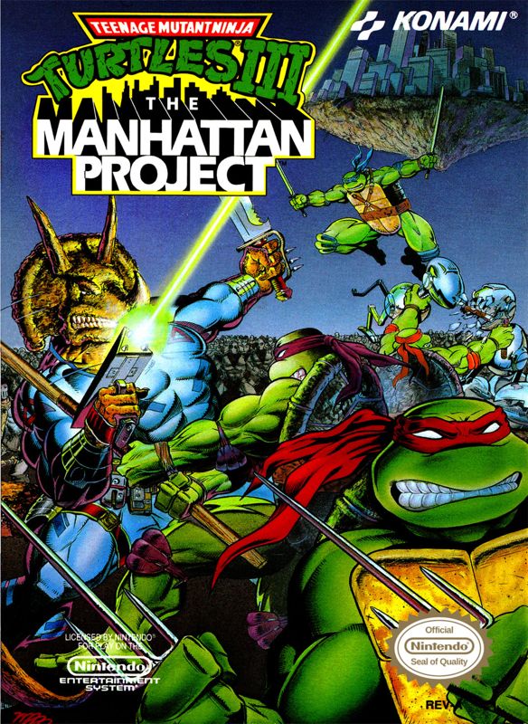 Teenage Mutant Ninja Turtles III The Manhattan Project (Loose Cartridge)