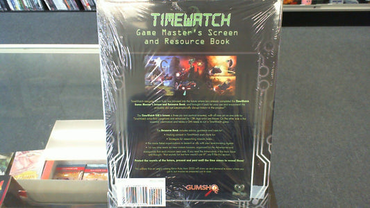 TimeWatch- Gamemaster's Screen and Resource Book- Pelgrane Press