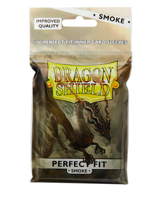 Dragon Shield Perfect Fit 100ct * Smoke *