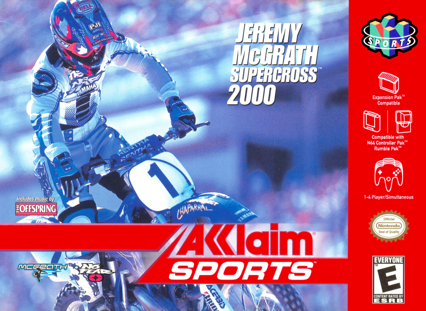Jeremy McGrath Supercross 2000 (Loose Cartridge)