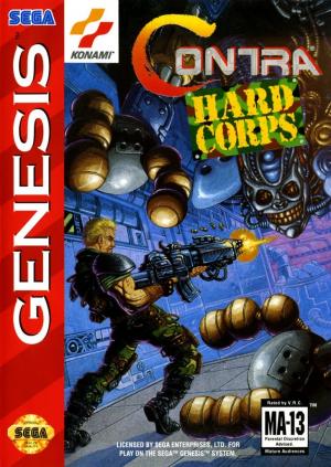 Contra Hard Corps (Missing Manual Cosmetically Flawed Printed Cover Art)