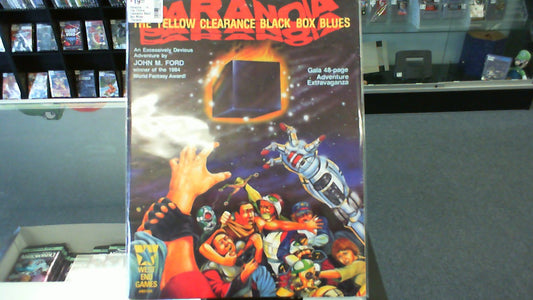 Paranoia- 1e The Yellow Clearance Black Box Blues *General Wear*- West End Games
