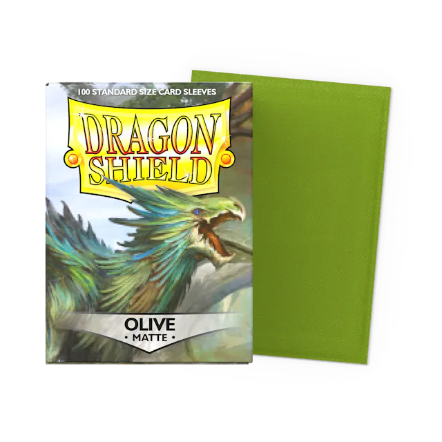 Dragon Shield 100 Count Sleeves * Matte Olive *