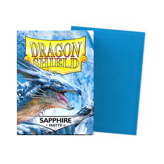 Dragon Shield 100 Count Sleeves * Matte Sapphire *