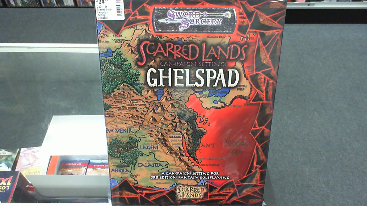 D&D- 3e Scarred Lands Campaign Setting: Ghelspad- Sword and Sorcery Studios