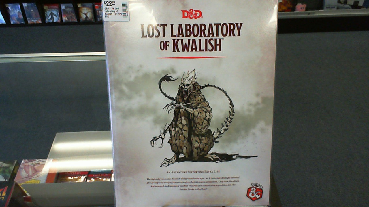 D&D- 5e Lost Laboratory of Kwalish- DTRPG POD