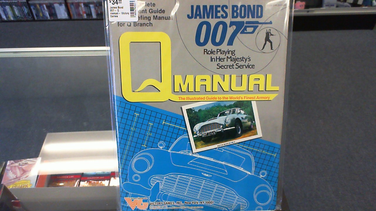 James Bond 007- Q manual- Victory Games