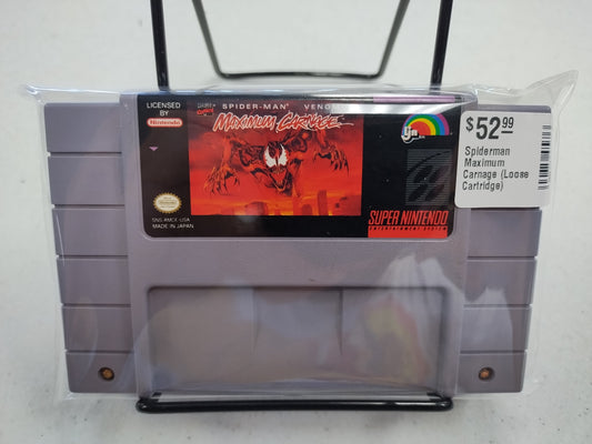 Spiderman Maximum Carnage (Loose Cartridge)