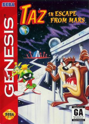 Taz in Escape from Mars (Cosmetically Flawed Cartridge)