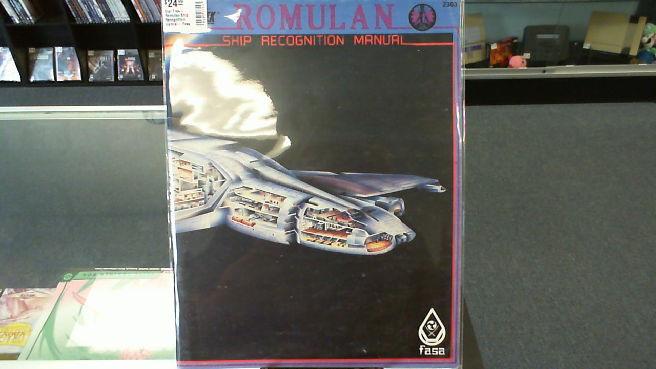 Star Trek- Romulan Ship Recognition manual- Fasa