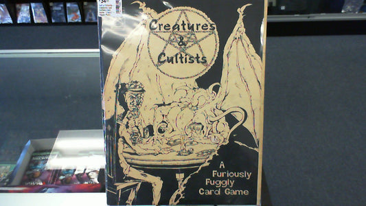 Call of Cthulhu- Creatures and Cultists Card Game *Uncut/ Back Cover Worn*- Pagan Publishing