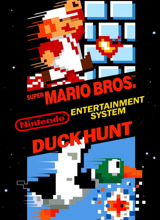 Super Mario Bros and Duck Hunt (Loose Cartridge)