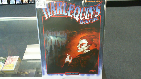 Harlequin's Back - Shadowrun Seconde édition FASA - Livre D'occasion Pour Jeu De Rôle
