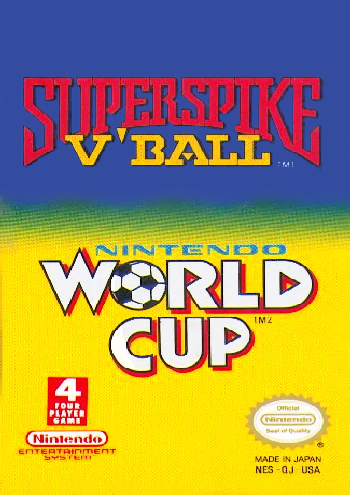 Super Spike Volleyball and World Cup Soccer (Loose Cartridge)