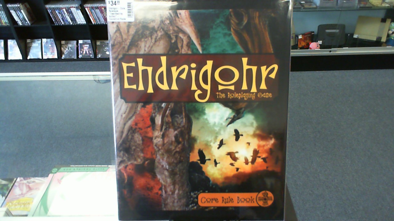 Ehdrigohr- Core Rulebook *Inscribed by Author*- Council of Fools