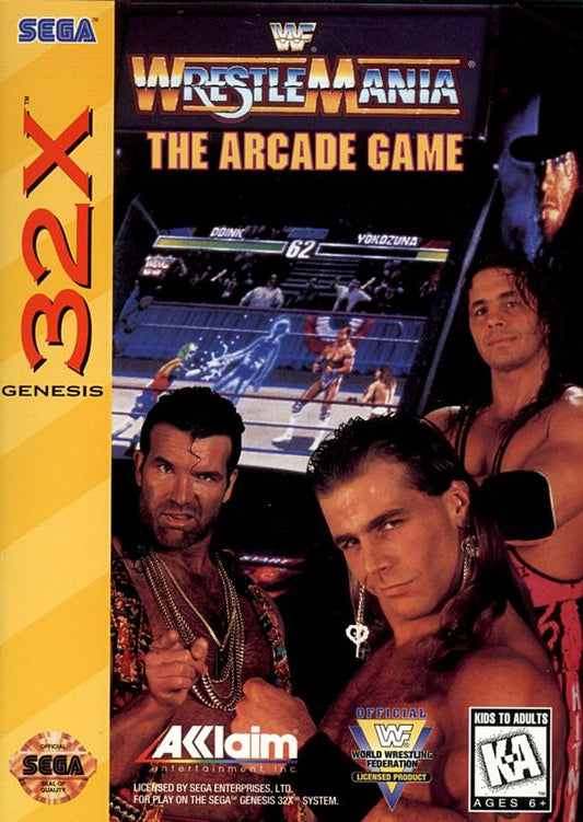 WWF Wrestlemania: Arcade Game (Loose Cartridge)