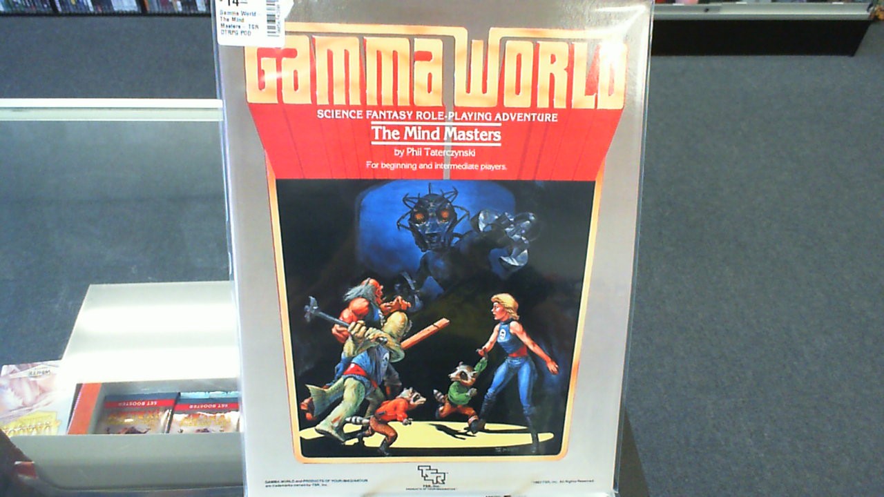 Gamma World- The Mind Masters- TSR DTRPG POD