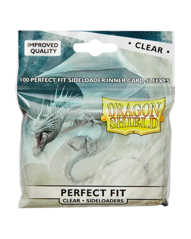 Dragon Shield Perfect Fit 100ct Sideloader (Clear)