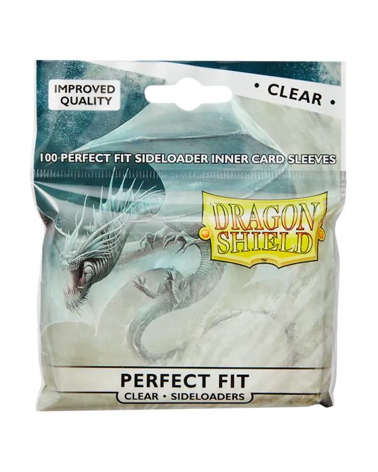 Dragon Shield Perfect Fit 100ct Sideloader * Clear *