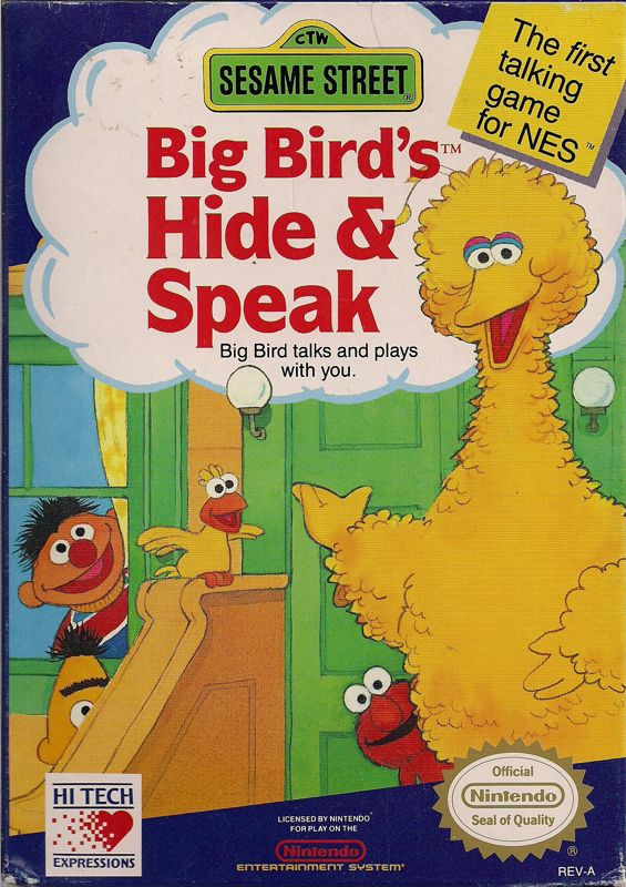 Sesame Street Big Bird's Hide and Speak (Loose Cartridge)