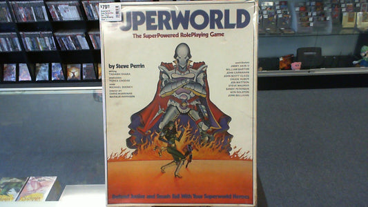 Superworld- Core Rules Box Set *Torn Corners/Missing Dice*- Chaosium