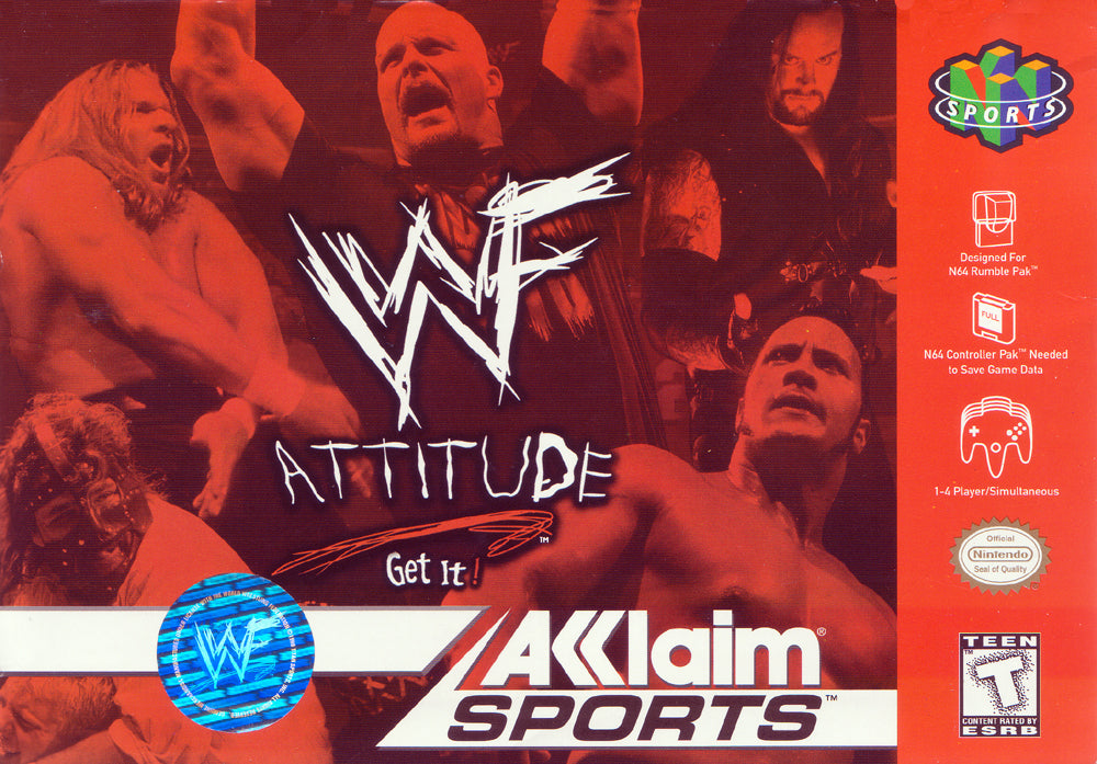 WWF Attitude (Loose Cartridge)