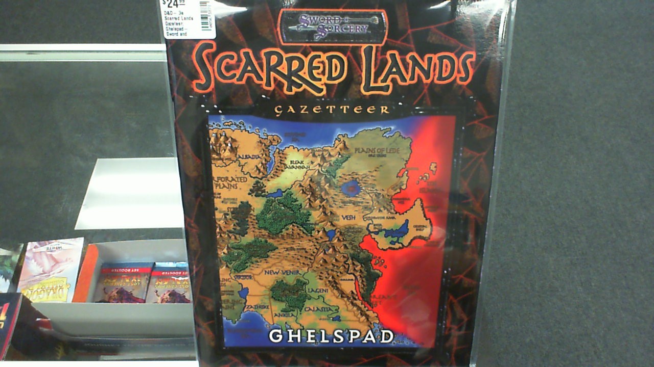 D&D- 3e Scarred Lands Gazeteer: Ghelspad- Sword and Sorcery Studios