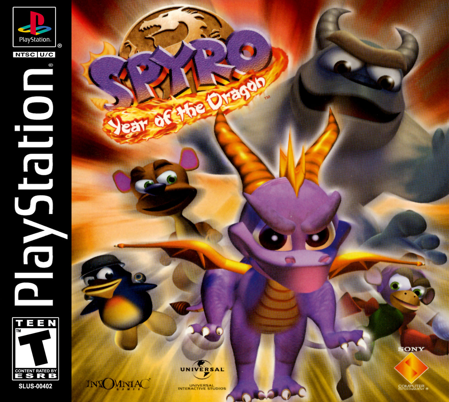 Spyro Year of the Dragon (Cosmetically Flawed - Complete)