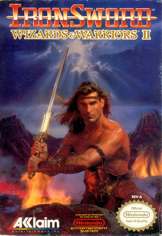Iron Sword Wizards and Warriors II (Loose Cartridge)