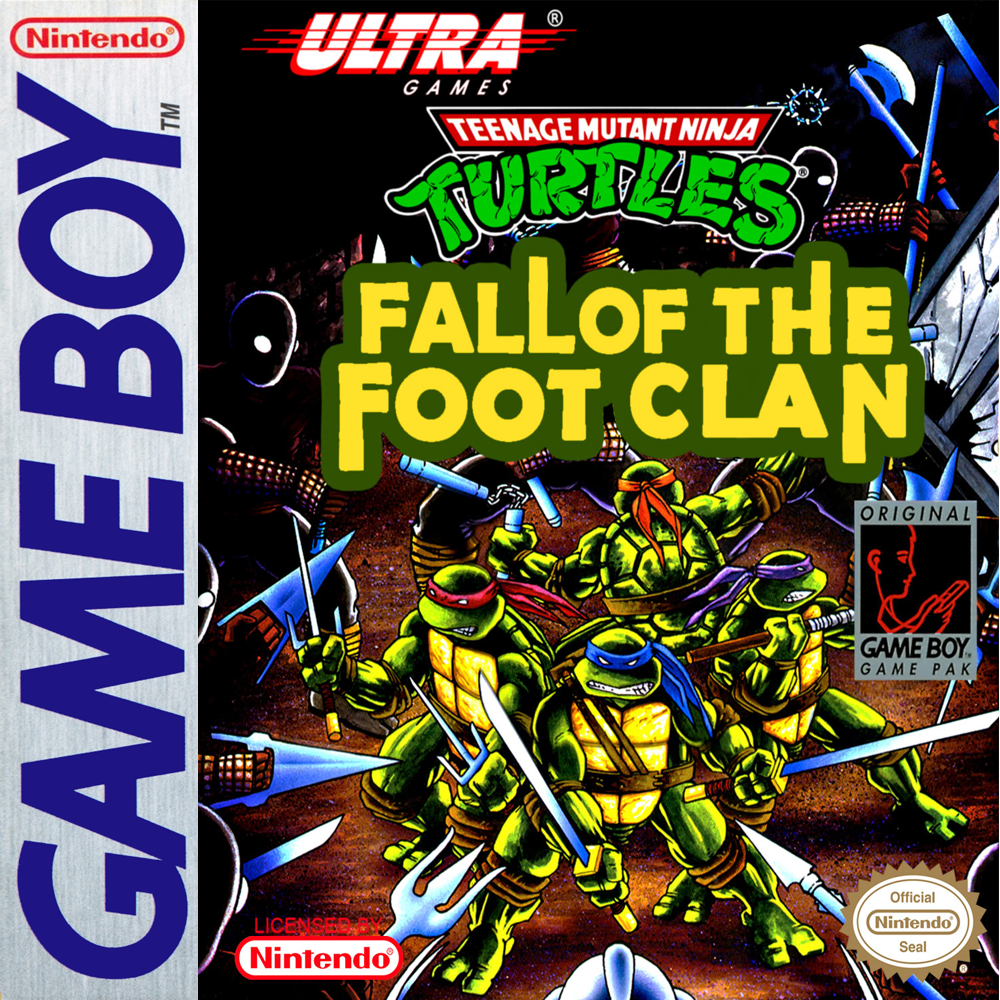 Teenage Mutant Ninja Turtles Fall of the Foot Clan (Loose Cartridge)