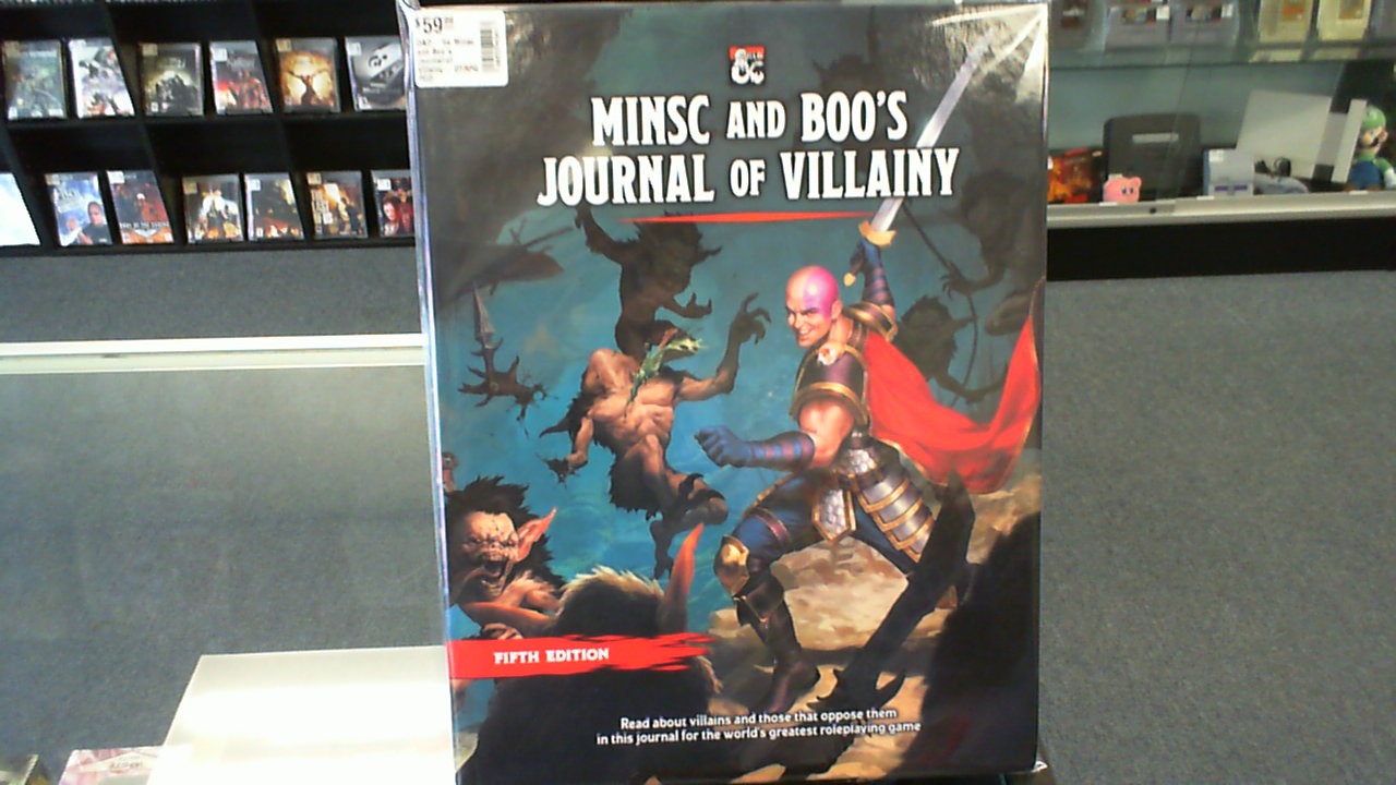 D&D- 5e Minsc and Boo's Journal of Villainy- DTRPG POD