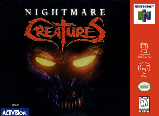 Nightmare Creatures (Loose Cartridge)