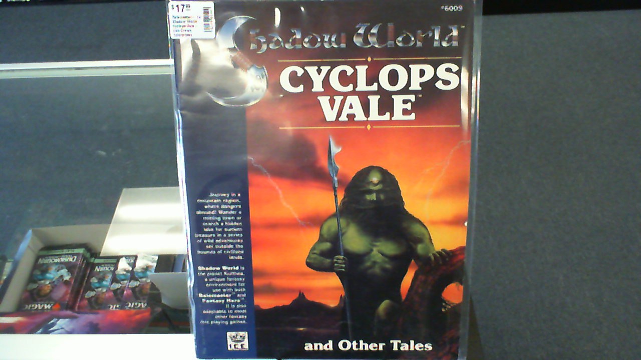 Rolemaster- 1e Shadow World: Cyclops Vale- Iron Crown Enterprises