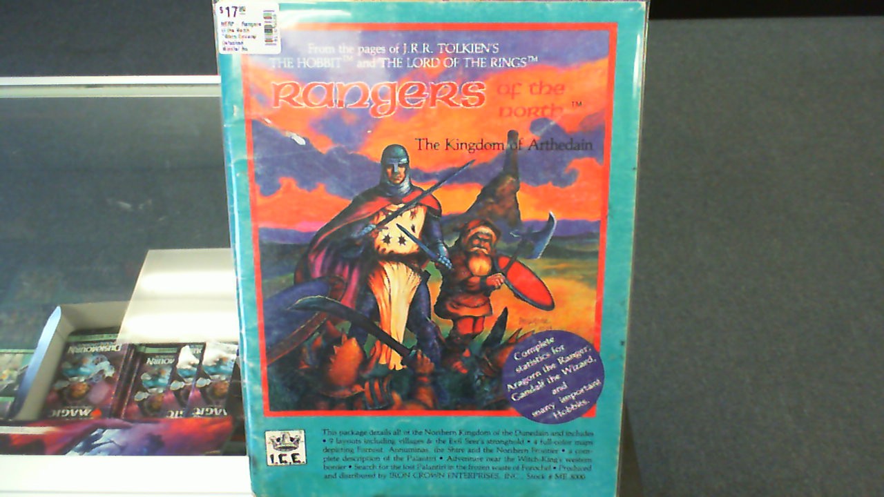 MERP- Rangers of the North *Worn Covers/ Detached Middle/ No Map*- Iron Crown Enterprises