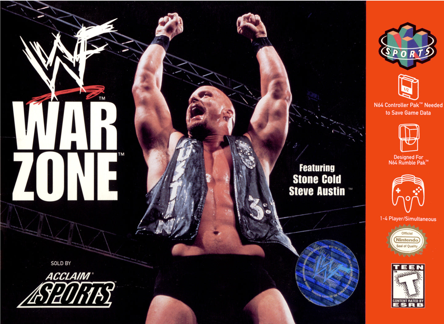 WWF Warzone (Loose Cartridge)