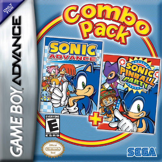 Sonic Advance & Sonic Pinball Party (Loose Cartridge)