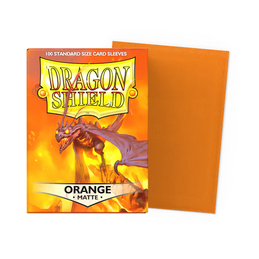 Dragon Shield 100 Count Sleeves * Matte Orange *