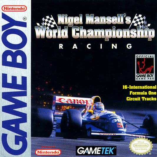 Nigel Mansell's World Championship Racing (Loose Cartridge)