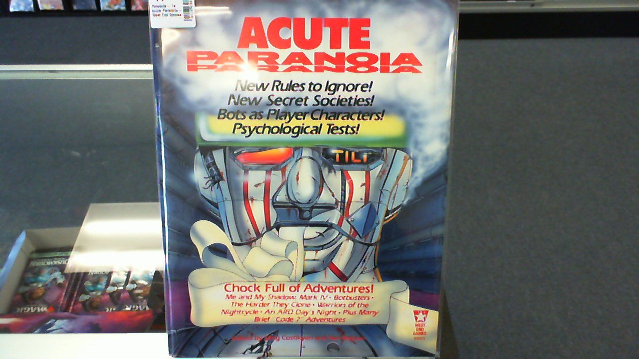 Paranoia- 1e Acute Paranoia- West End Games