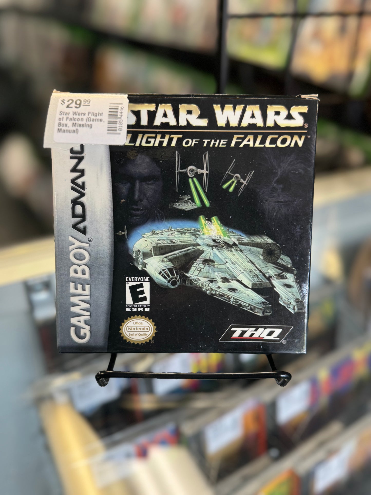 Star Wars Flight of Falcon (Game, Box, Missing Manual)