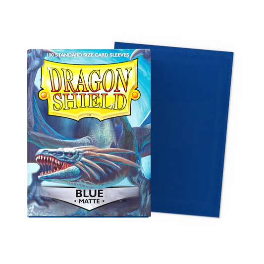 Dragon Shield 100 Count Sleeves * Matte Blue *