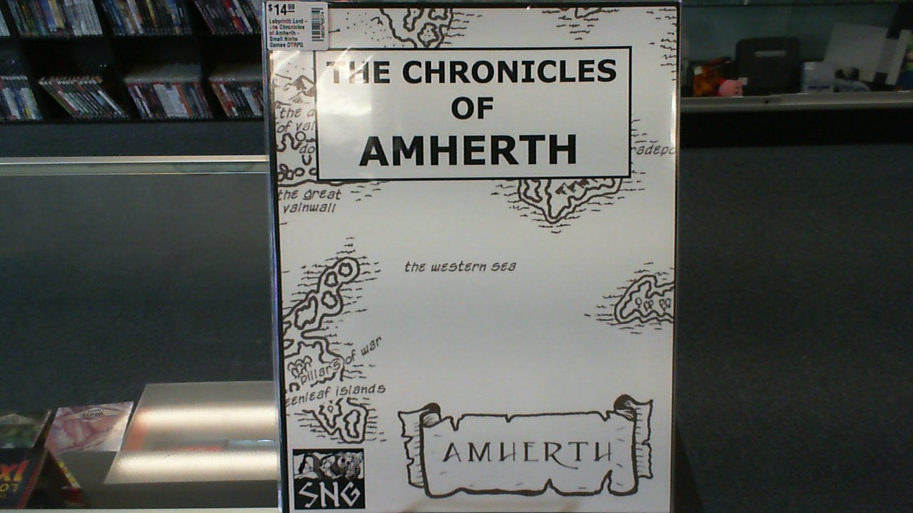 Labyrinth Lord- The Chronicles of Amherth- Small Niche Games DTRPG POD