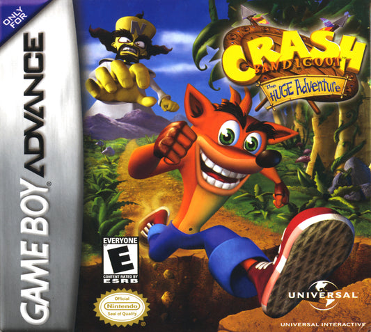 Crash Bandicoot the Huge Adventure (Loose Cartridge)