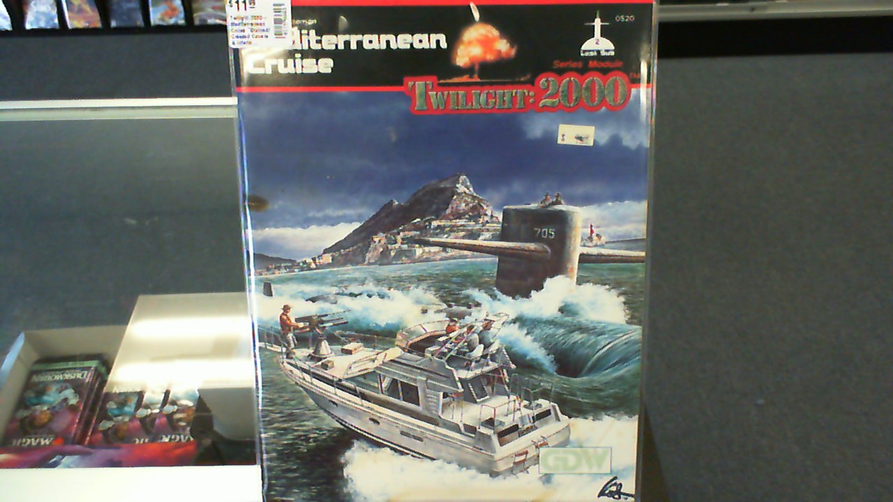 Twilight 2000- Mediterranean Cruise *Stained/ Creased Covers & Interior*- GDW