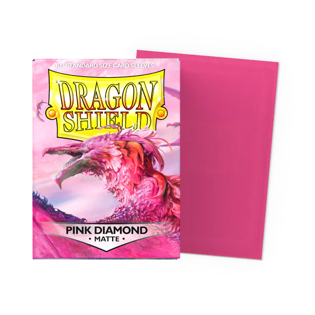 Dragon Shield 100 Count Sleeves * Matte Pink Diamond *