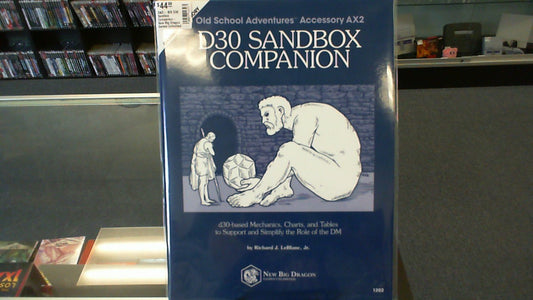 D&D- B/X D30 Sandbox Companion- New Big Dragon Games Unlimited